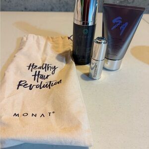 Monat Hair Treatment Set - Black and Silver